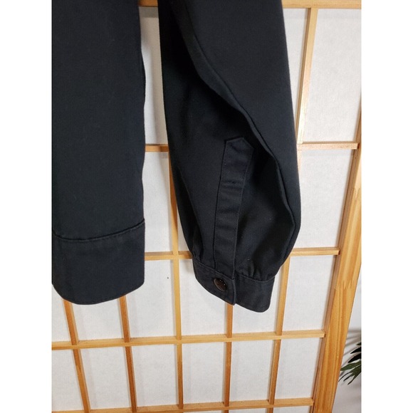 Vintage Jacket Embroidered Black Floral Boho Black CC Sportswear - Size Medium - Picture 6 of 14